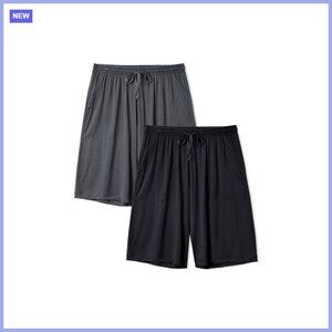 Bamboo Rayon Pajama Shorts with Pockets 2 Pack